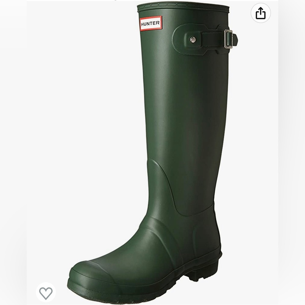 NEW never worn green hunter boots
